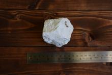 Chalk block and ruler