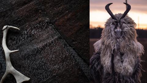 Wool work - reasearch of history & mythology and artistically combining of techniques from differentorigins